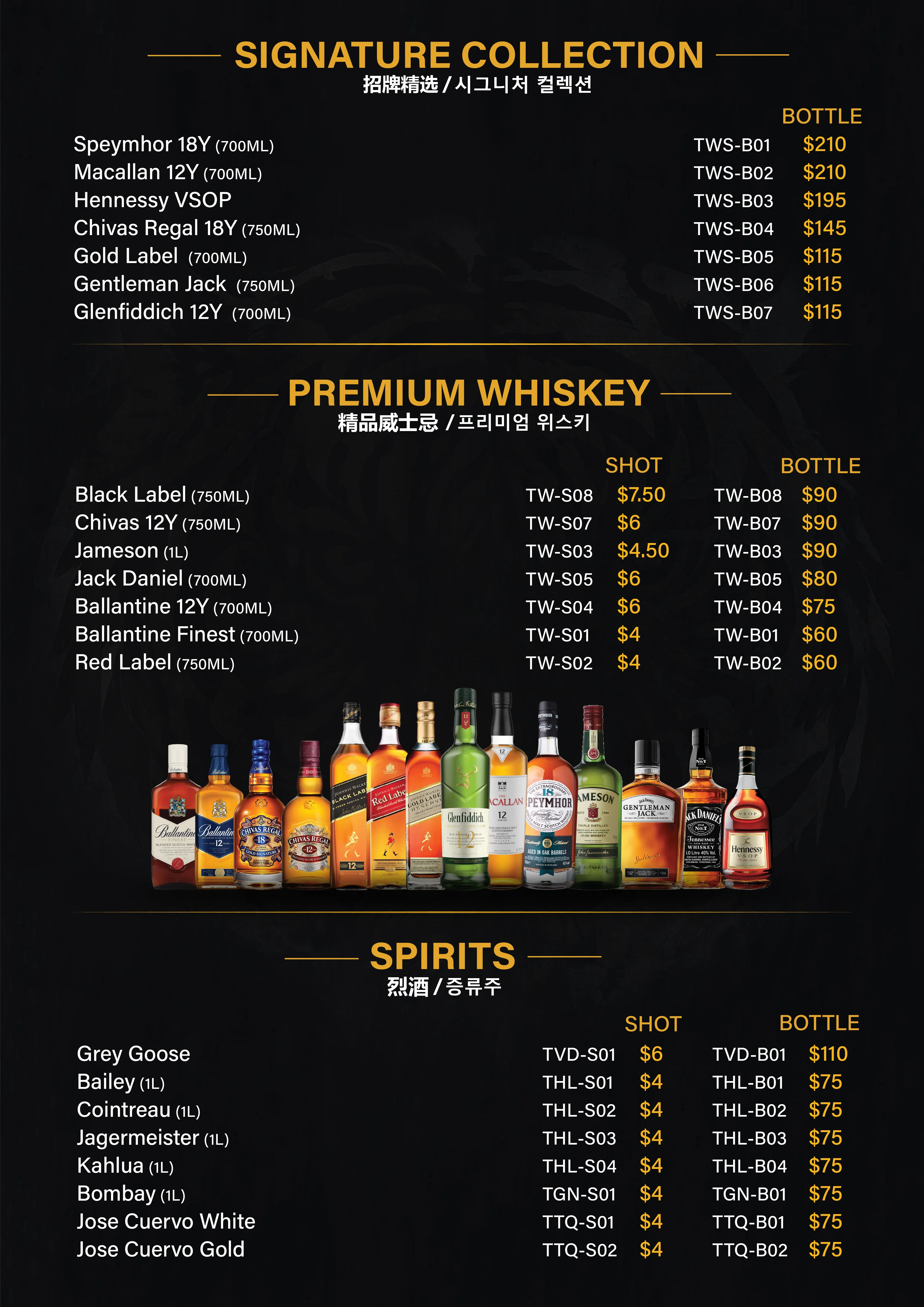 Tiger 136 premium whisky